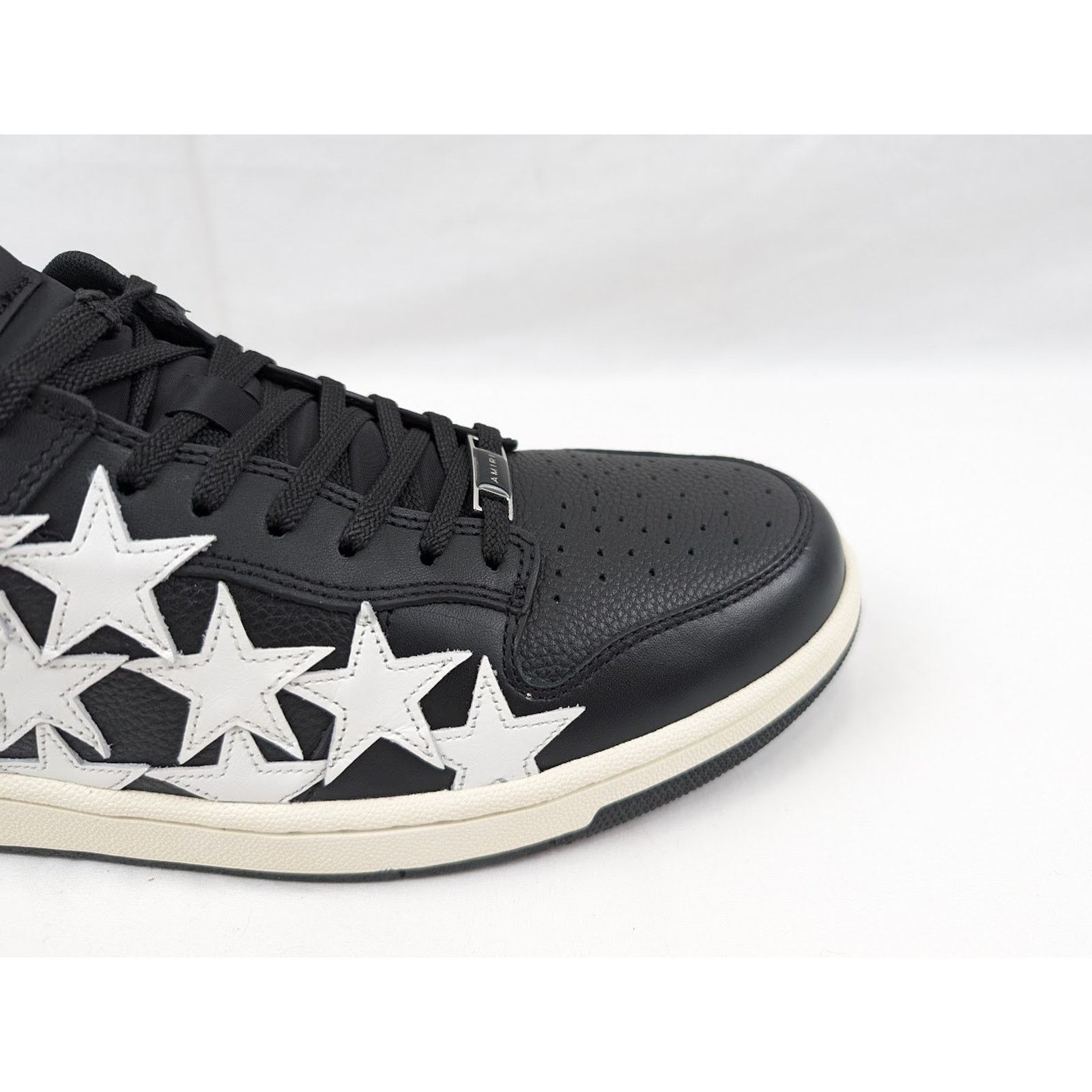 Amiri o1rshd1 Stars Low-Top Sneakers in Black/White Size US 13 / EU 46 - 3 Thumbnail