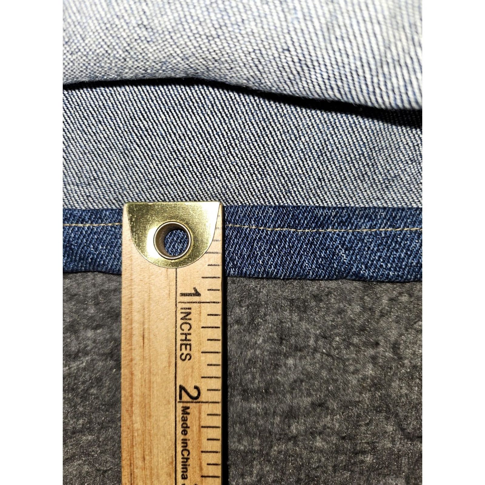 Denime Lawman Jeans Womens 8 Blue Slim Fit Bootcut Rhinestone Pockets Denim Size 30" / US 8 / IT 44 - 5 Thumbnail