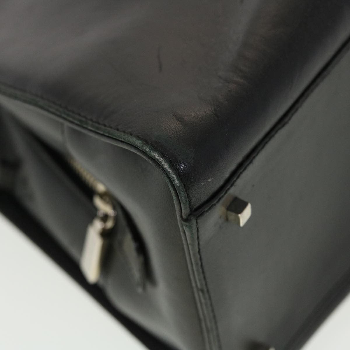 Salvatore Ferragamo Salvatore Ferragamo Hand Bag Leather Black Size ONE SIZE - 10 Thumbnail