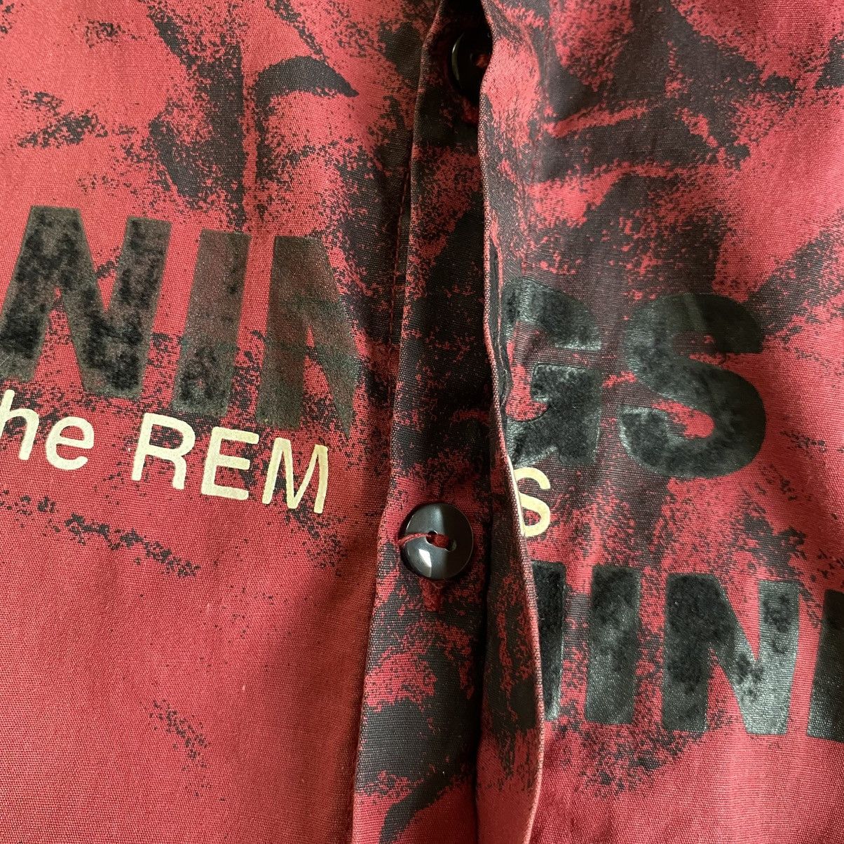 BERNINGS SHO BERNINGS SHO Punk Y2K Red Black Print Short Sleeve Shirt Size US L / EU 52-54 / 3 - 13 Thumbnail