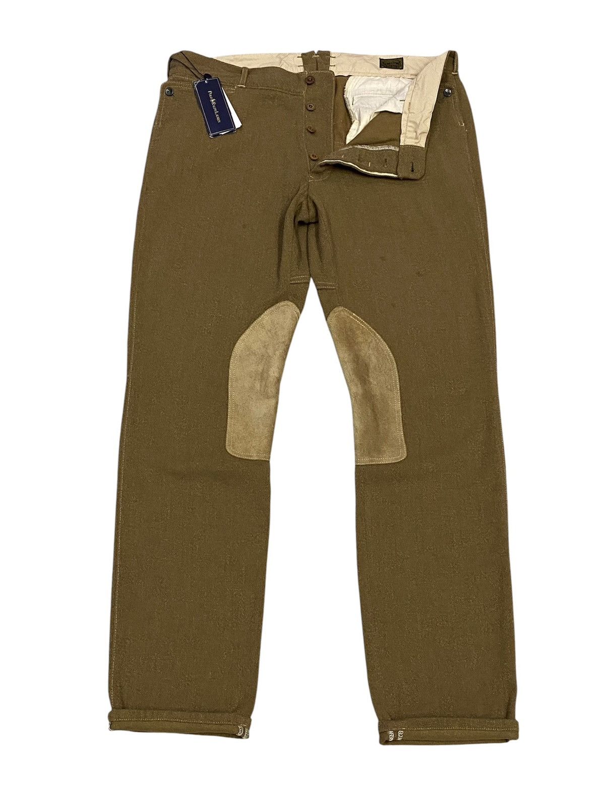 Polo Ralph Lauren Polo Ralph Lauren Sportmen Hunting Trouser With Suede Knee Size US 38 / EU 54 - 1 Thumbnail