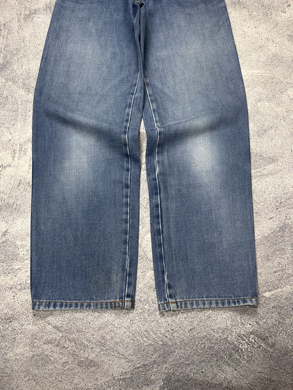 Yves Saint Laurent Yves Saint Laurent Leather Patch Denim Pants Size US 27 - 6 Thumbnail