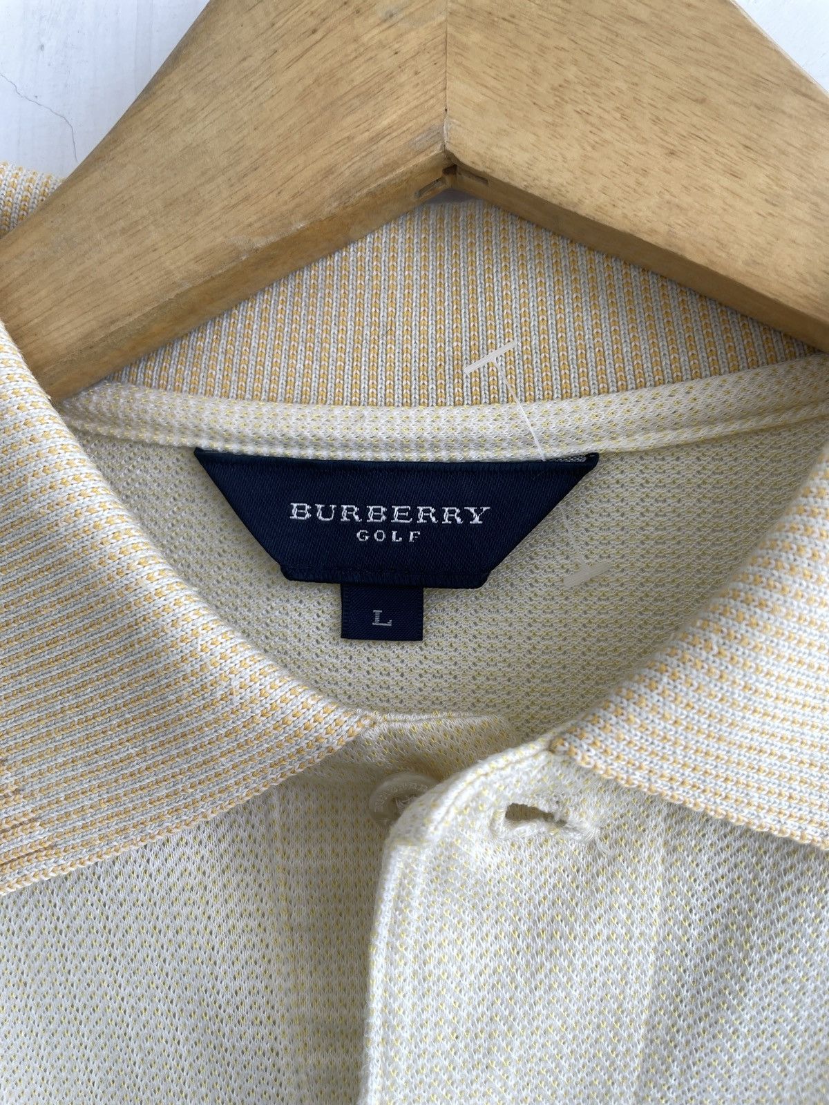 Burberry × Vintage BURBERRY GOLF LONG SLEEVE POLO TSHIRT Size US L / EU 52-54 / 3 - 5 Thumbnail