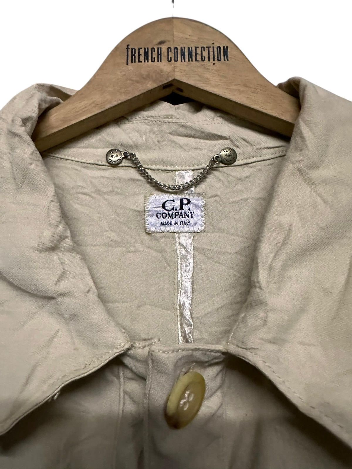 C.P. Company Vtg🔥S/S1996 C.P Company Beige Work Jacket Size US M / EU 48-50 / 2 - 9 Thumbnail