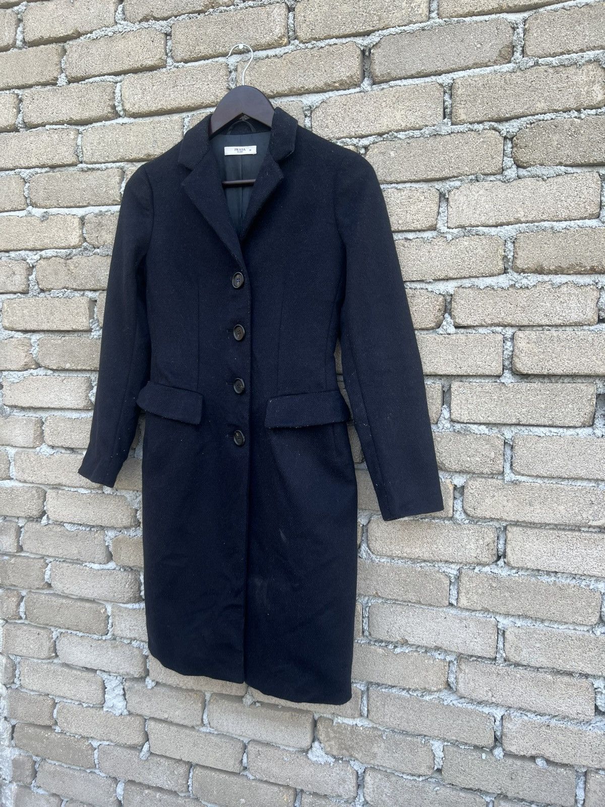 Prada Authentic Prada Milano Long Coat Size 36 Size XS / US 0-2 / IT 36-38 - 4 Thumbnail