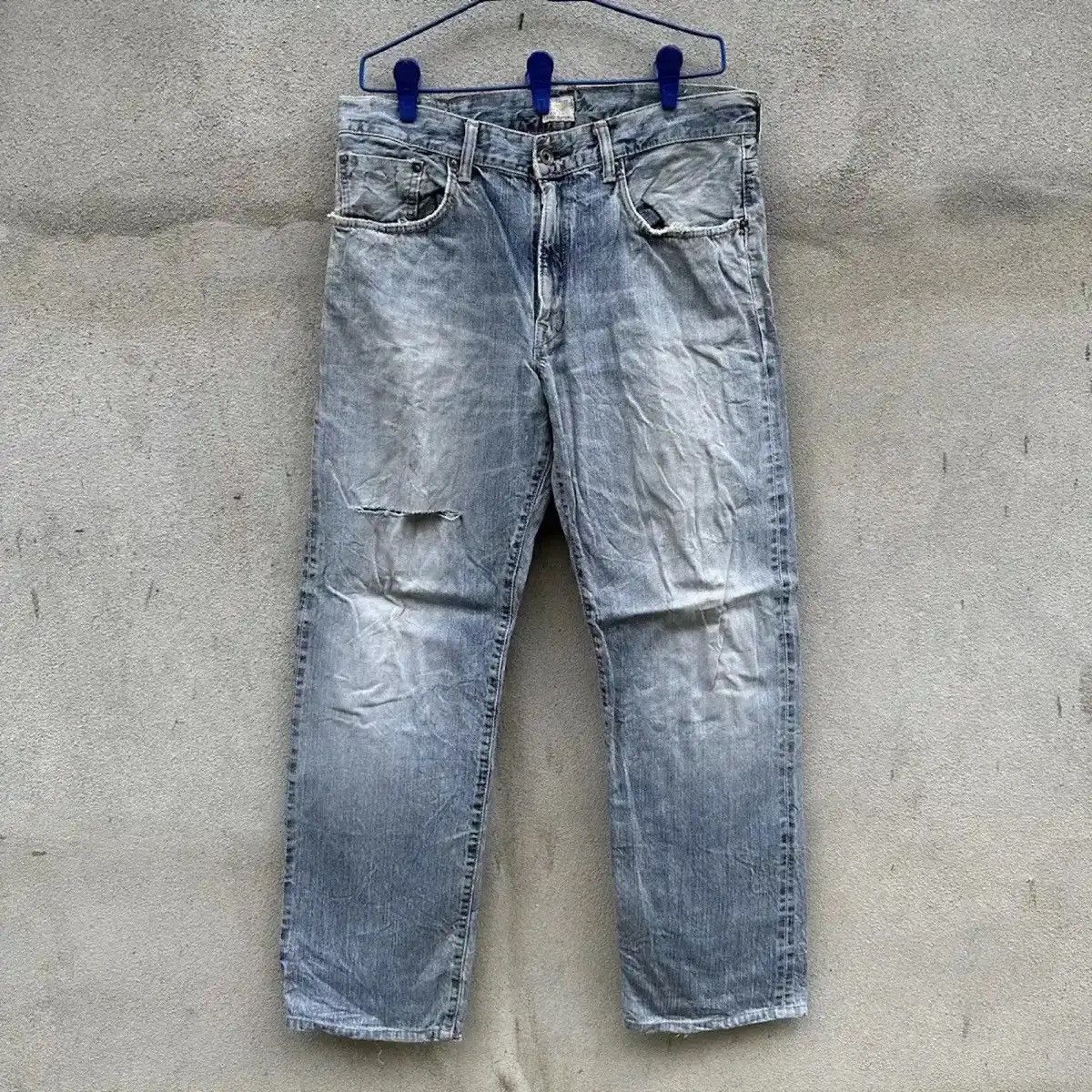 Self Edge RUSTY DIRTY DISTRESSED DENIM REDLINE JEAN FADED SELVEDGE W34 Size US 34 / EU 50 - 1 Thumbnail
