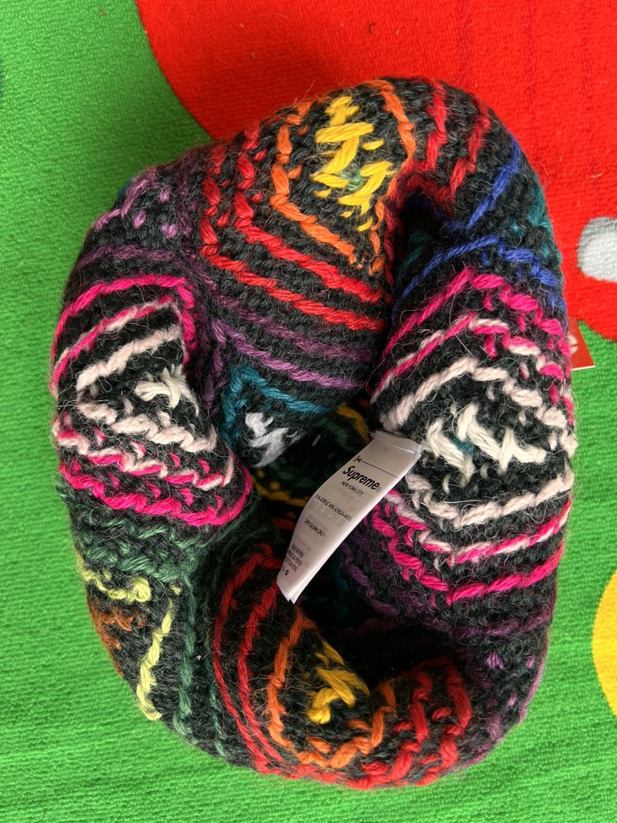 Supreme Textured Knit Beanie FW25 – multicolor hat