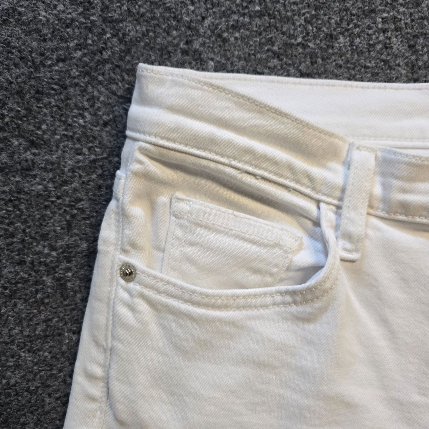 Vintage Current/Elliott Jeans Womens Size 28 White Denim Skinny Split Seam Capsule Casual MONTHLY Size 28" / US 6 / IT 42 - 3 Thumbnail