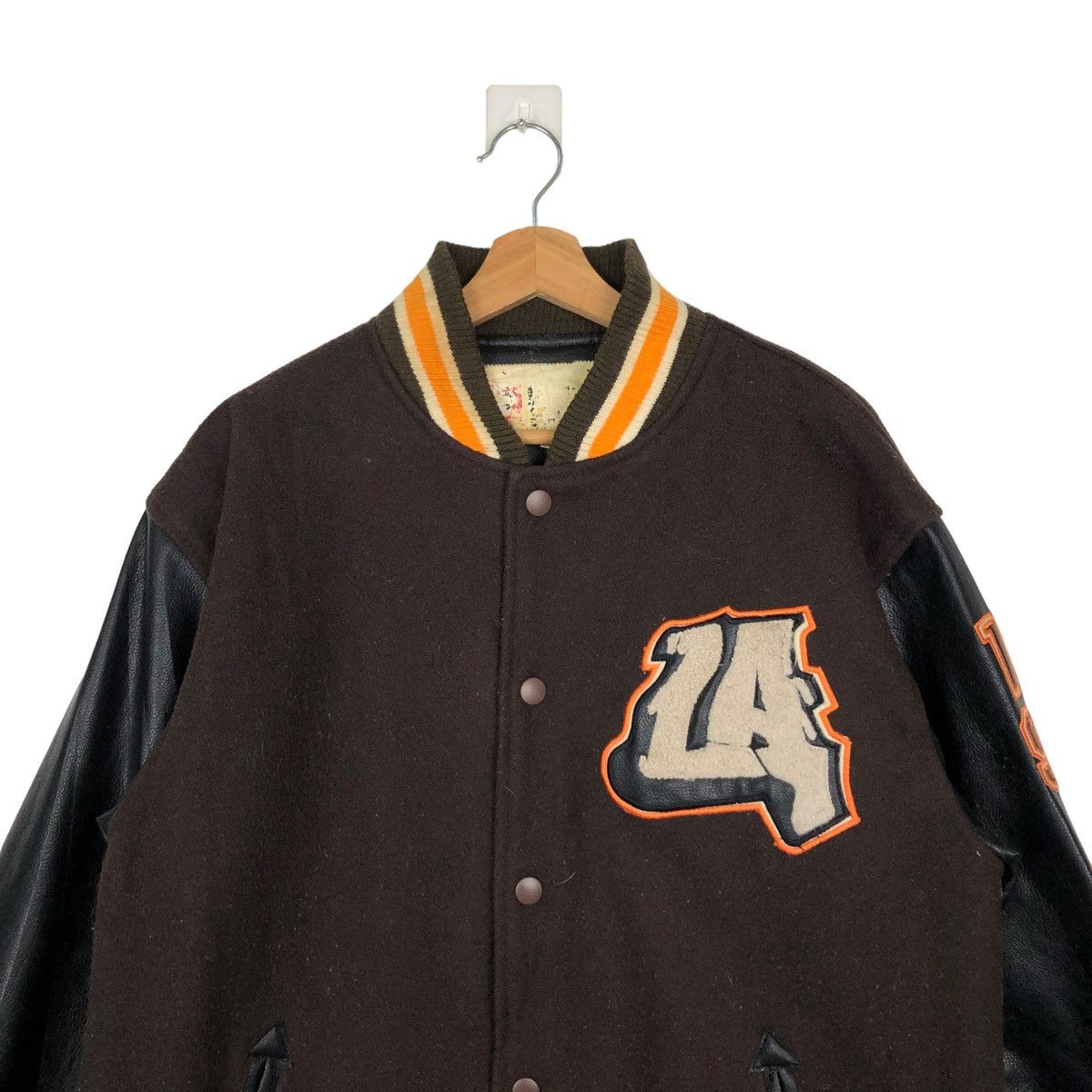 Japanese Brand 💥RARE VINTAGE VARSITY JACKET CONART LEATHER BIG LOGO Size US M / EU 48-50 / 2 - 3 Thumbnail