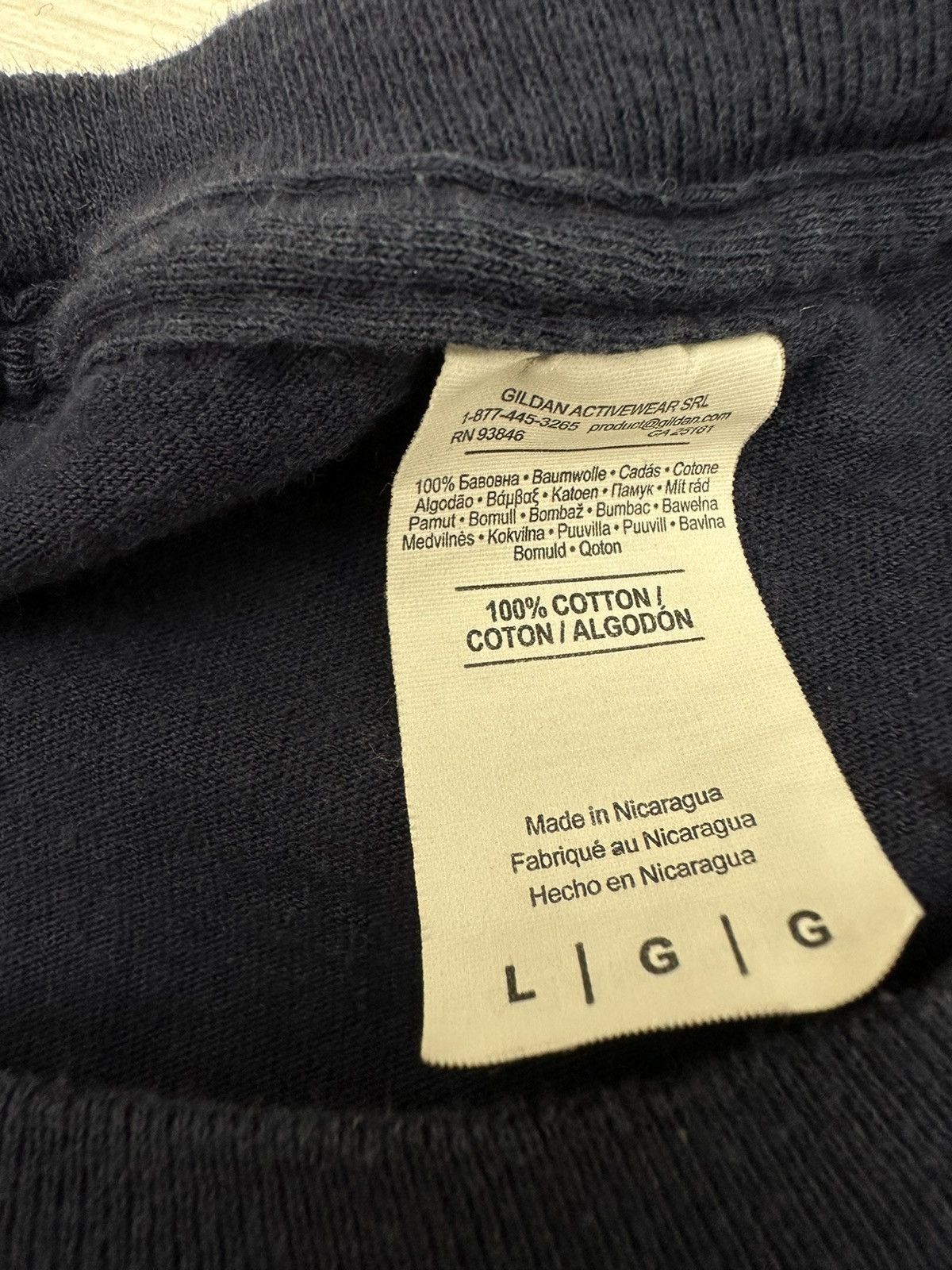 Half Evil Half Evil Navy " Smile Your On Camera " Logo Long Sleeve Size US L / EU 52-54 / 3 - 5 Thumbnail