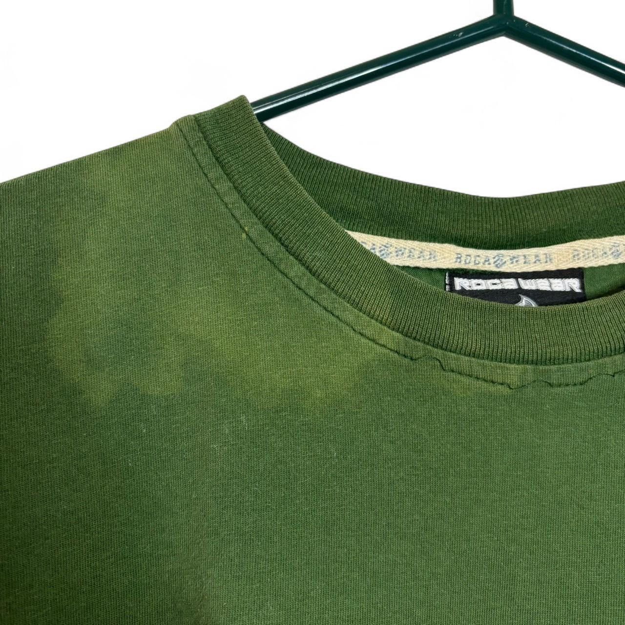 Rocawear × Vintage Vintage Y2K Rocawear Trashed Faded Green Fresh Graphic Tee Size US XL / EU 56 / 4 - 3 Thumbnail