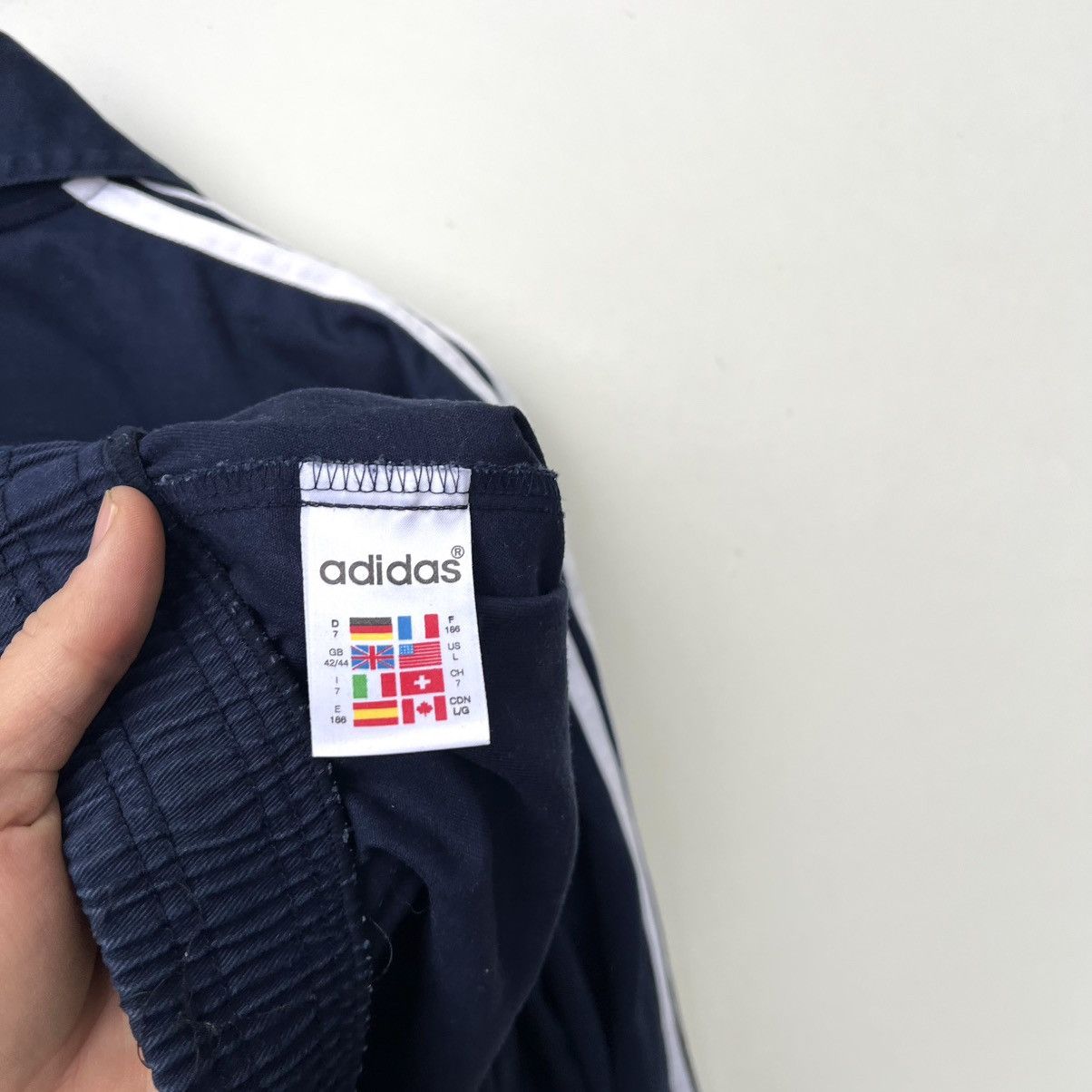 Adidas Adidas Vintage 90s Big Trifold Drill Top Jacket Size US L / EU 52-54 / 3 - 8 Thumbnail