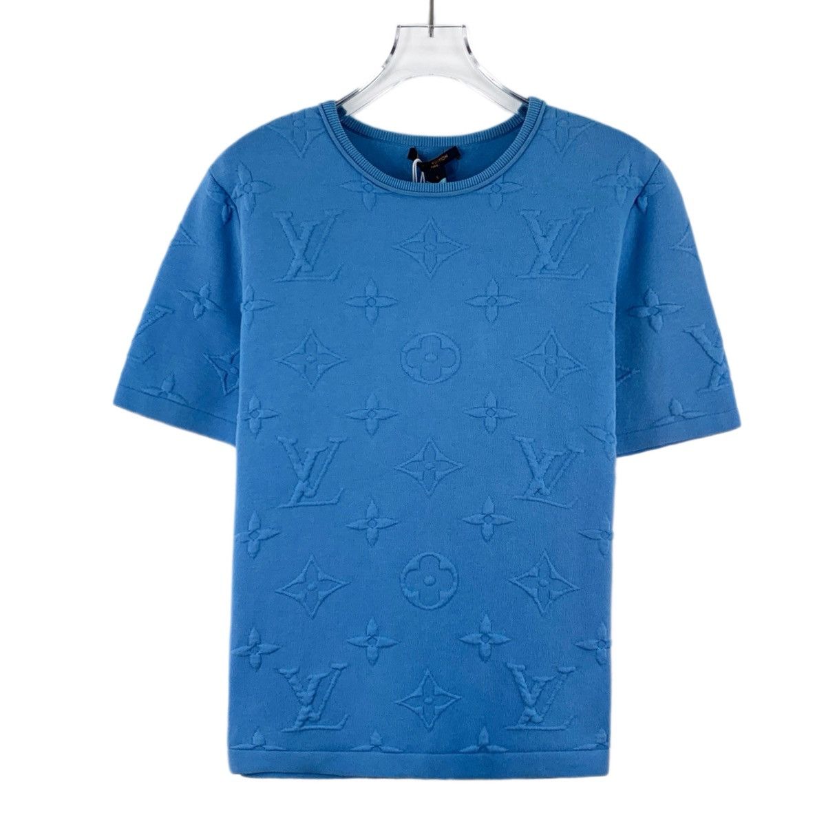 Louis Vuitton Louis Vuitton All-over Embossed Short Sleeve T-Shirt K26WX Size S / US 4 / IT 40 - 1 Thumbnail