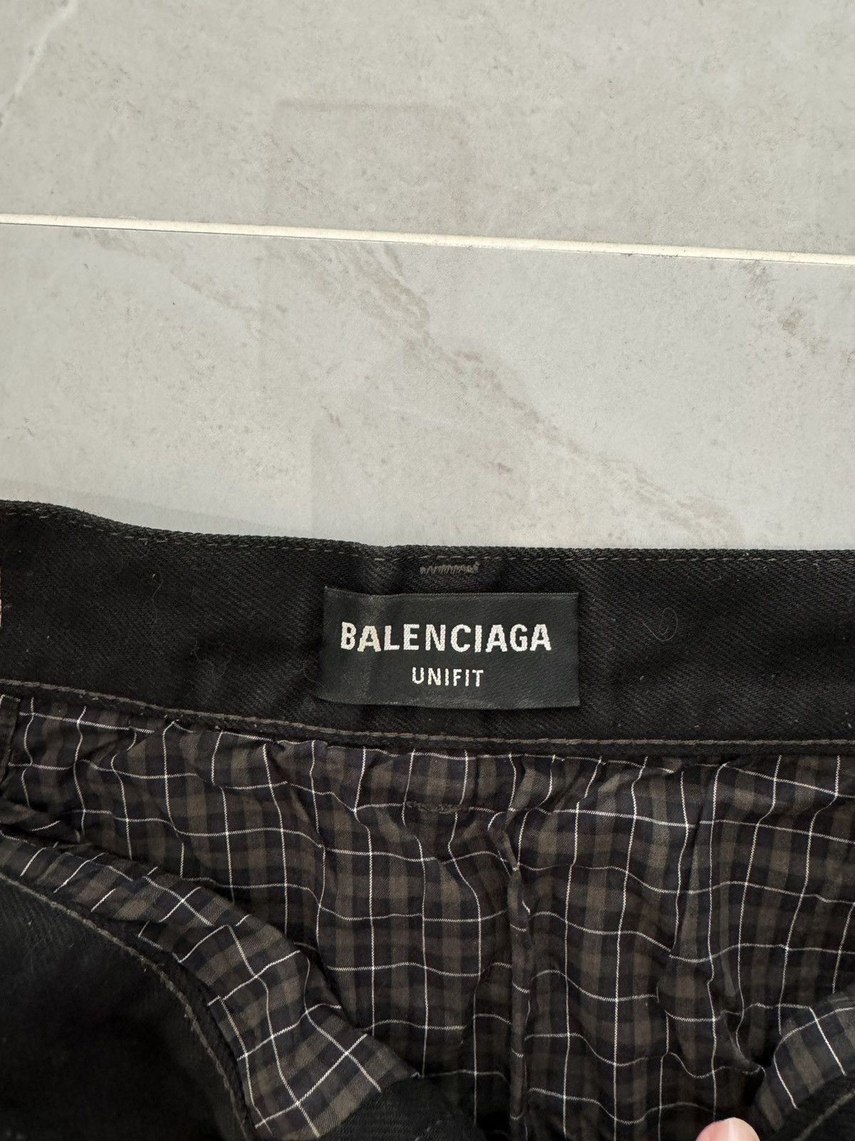 Balenciaga *RARE* RUNWAY BLACK TORN DENIM Sz. S Size US 32 / EU 48 - 8 Thumbnail
