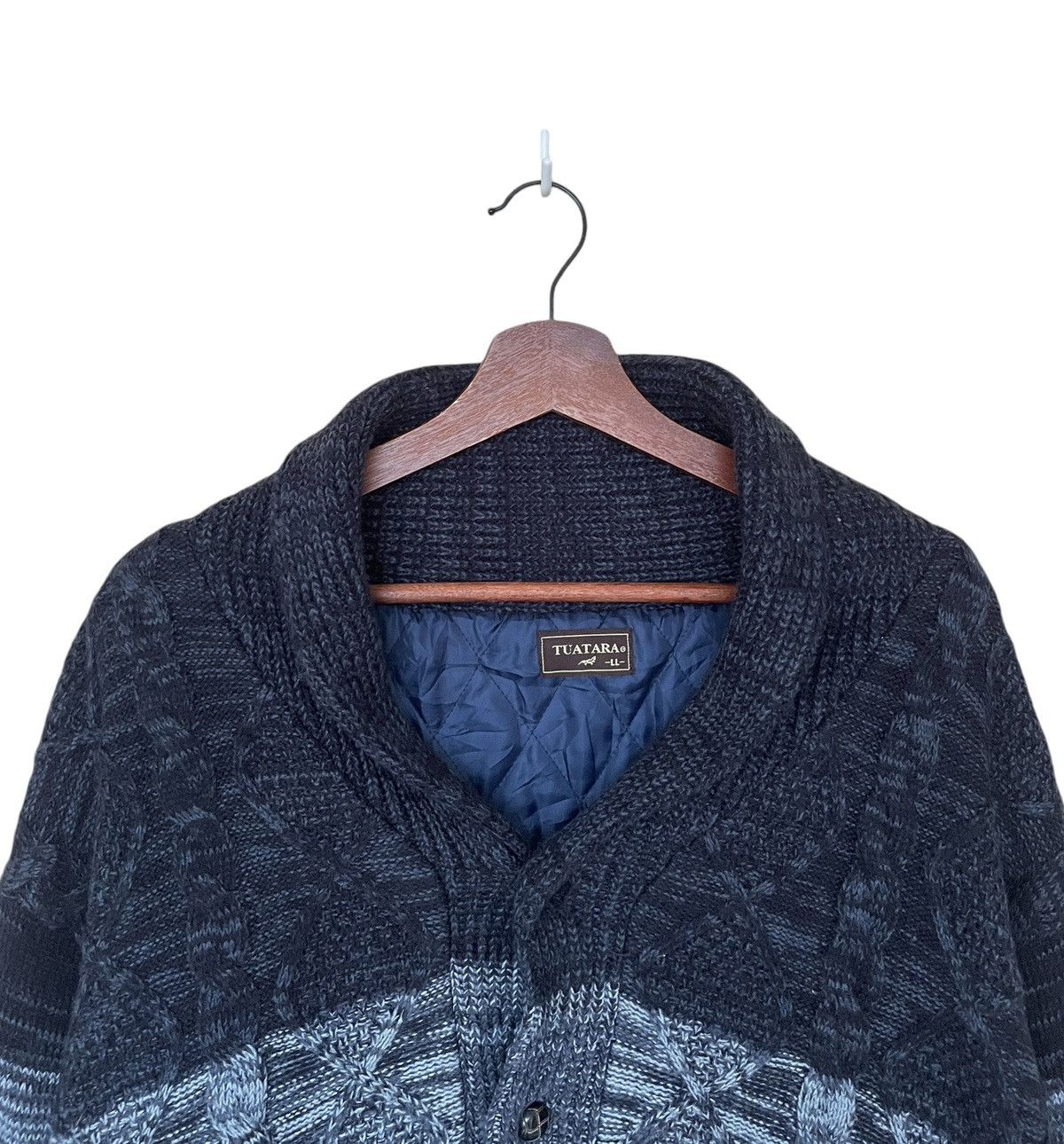 Coogi × If Six Was Nine Vintage Brand Tuatara Navajo Shawl Collar 1990s Size US L / EU 52-54 / 3 - 3 Thumbnail