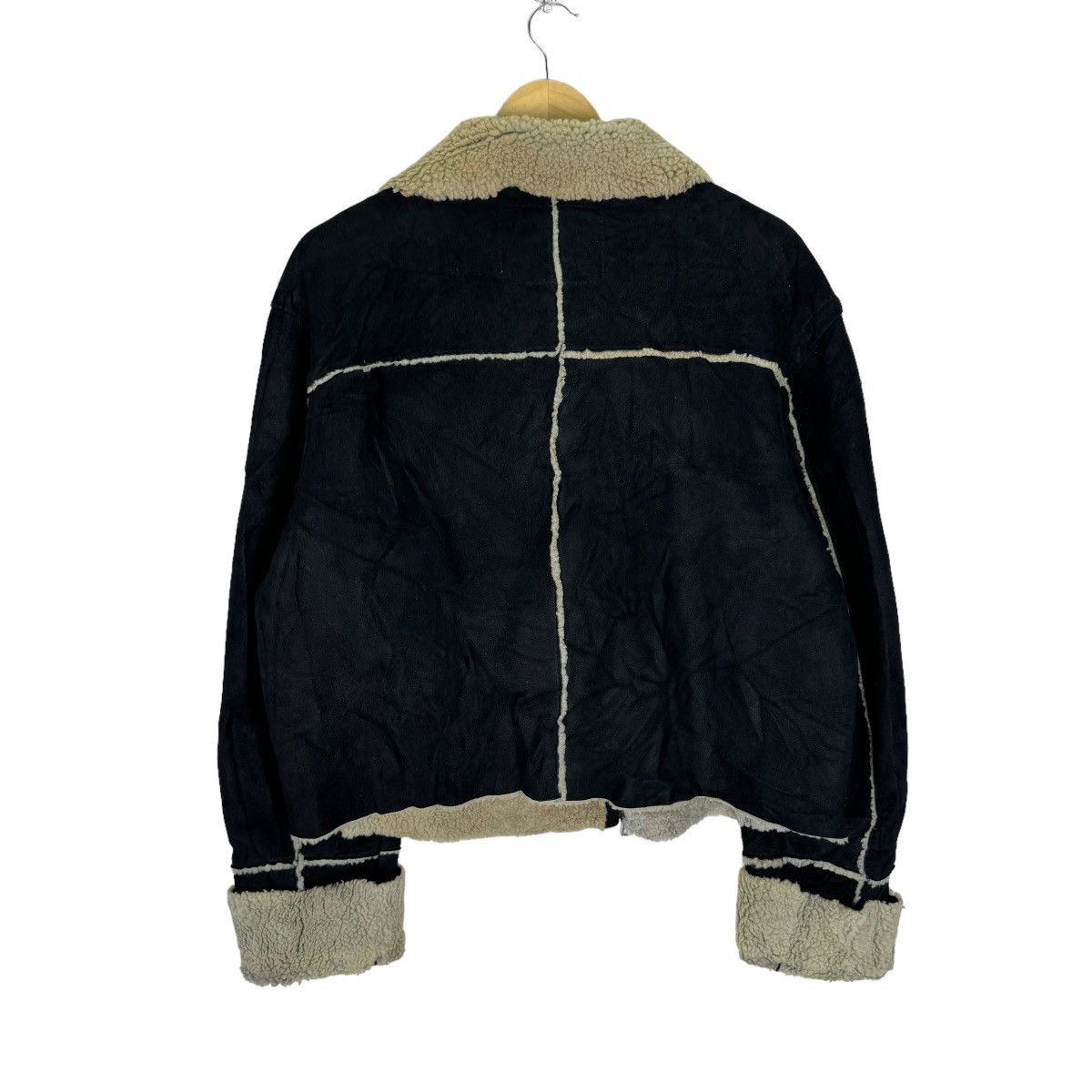 Japanese Brand 🌟HIROMICHI NAKANO SHERPA LEATHER JACKET LIKE NUMBER NINE Size US L / EU 52-54 / 3 - 13 Thumbnail