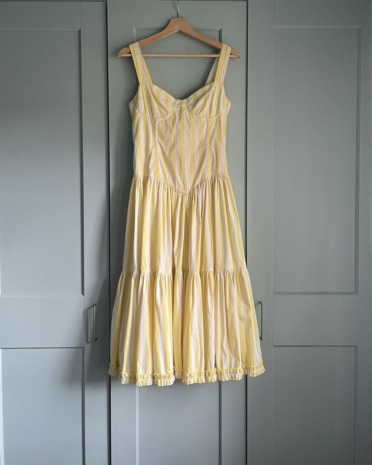 Vintage Vintage Cotton Stripe Dress Size M / US 6-8 / IT 42-44 - 8 Thumbnail