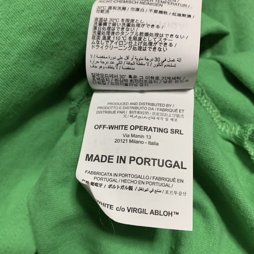 Off-White Off White Medium Public Television Green Long Sleeve Tee Size US M / EU 48-50 / 2 - 10 Thumbnail