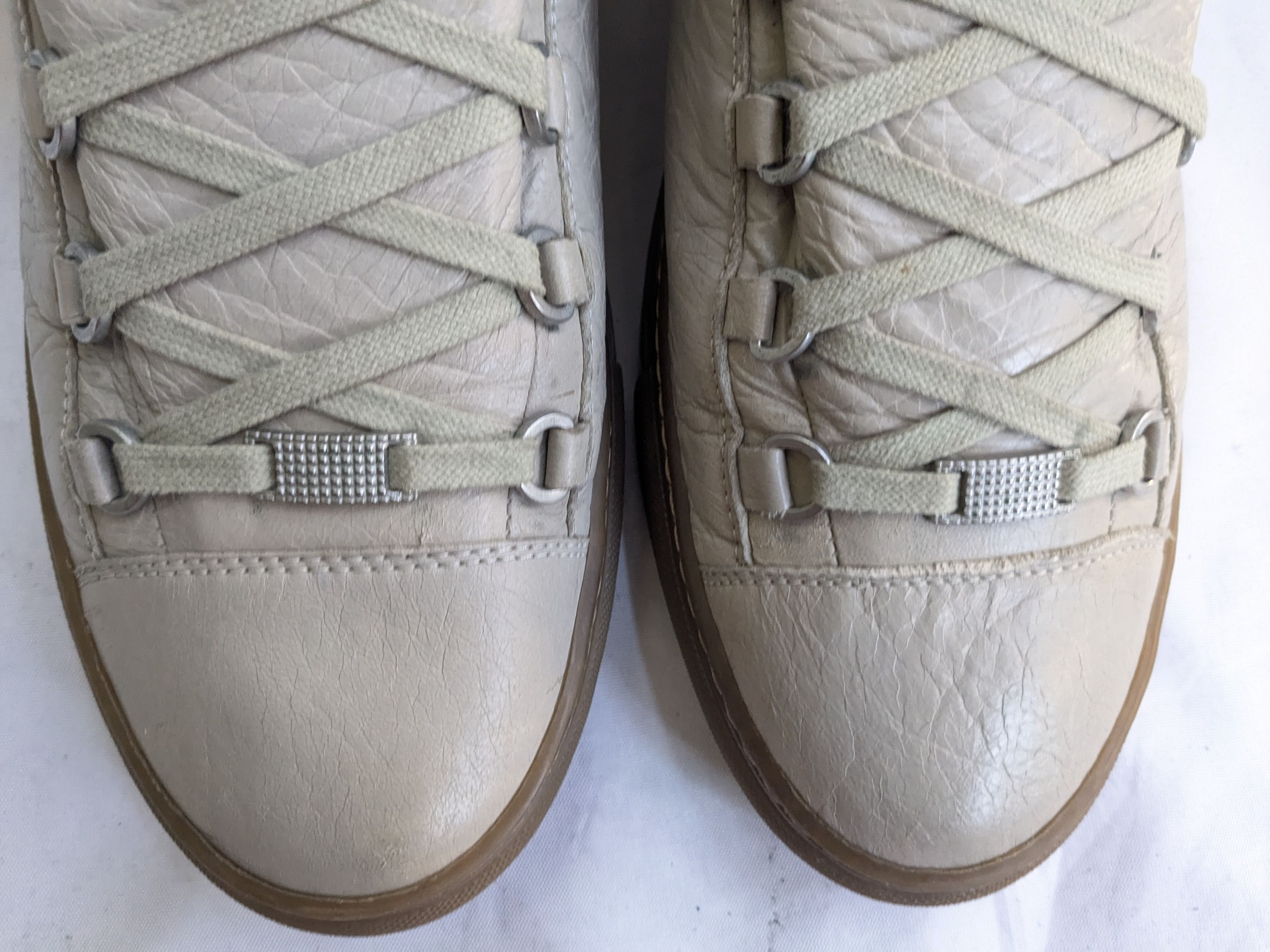 Balenciaga Balenciaga Arena Brown 13 Leather High Tops Size US 13 / EU 46 - 5 Thumbnail