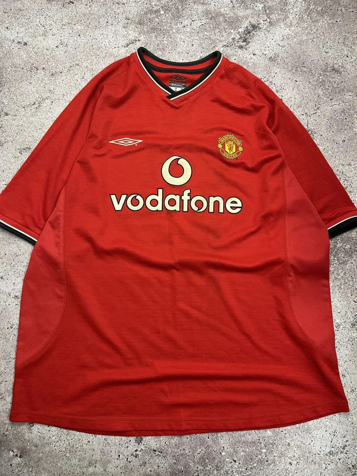 Vintage MANCHESTER UNITED MALCOLM JERSEY SOCCER VINTAGE ENGLAND MU Size US XXL / EU 58 / 5 - 1 Thumbnail