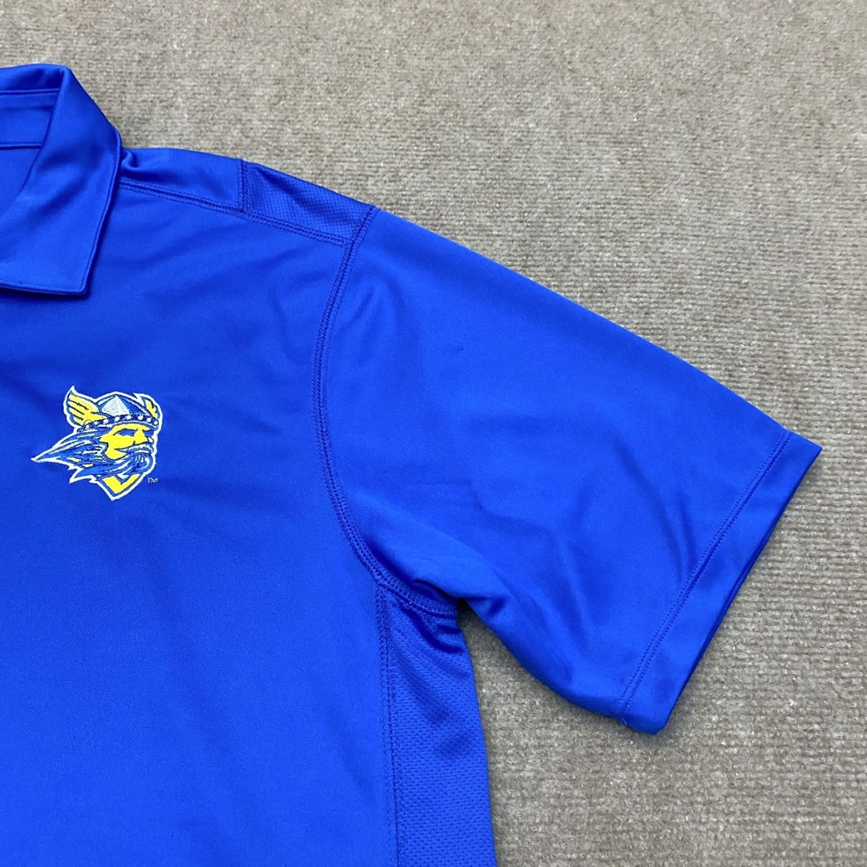 Nike Nike Polo Shirt Mens M Blue Viking Logo Dri Fit Short Sleeve Golf Casual Size US M / EU 48-50 / 2 - 3 Thumbnail