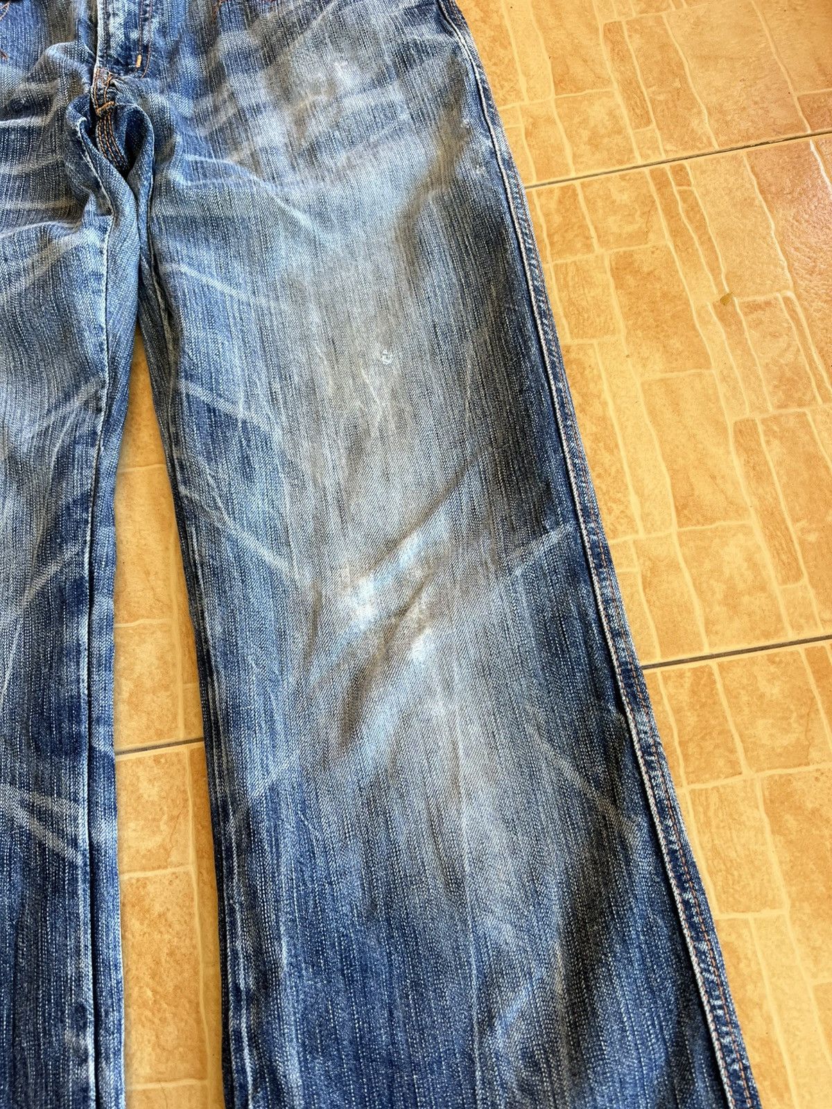 Edwin Vintage Edwin 503 Flare Mud Wash Jean Size US 31 - 13 Thumbnail