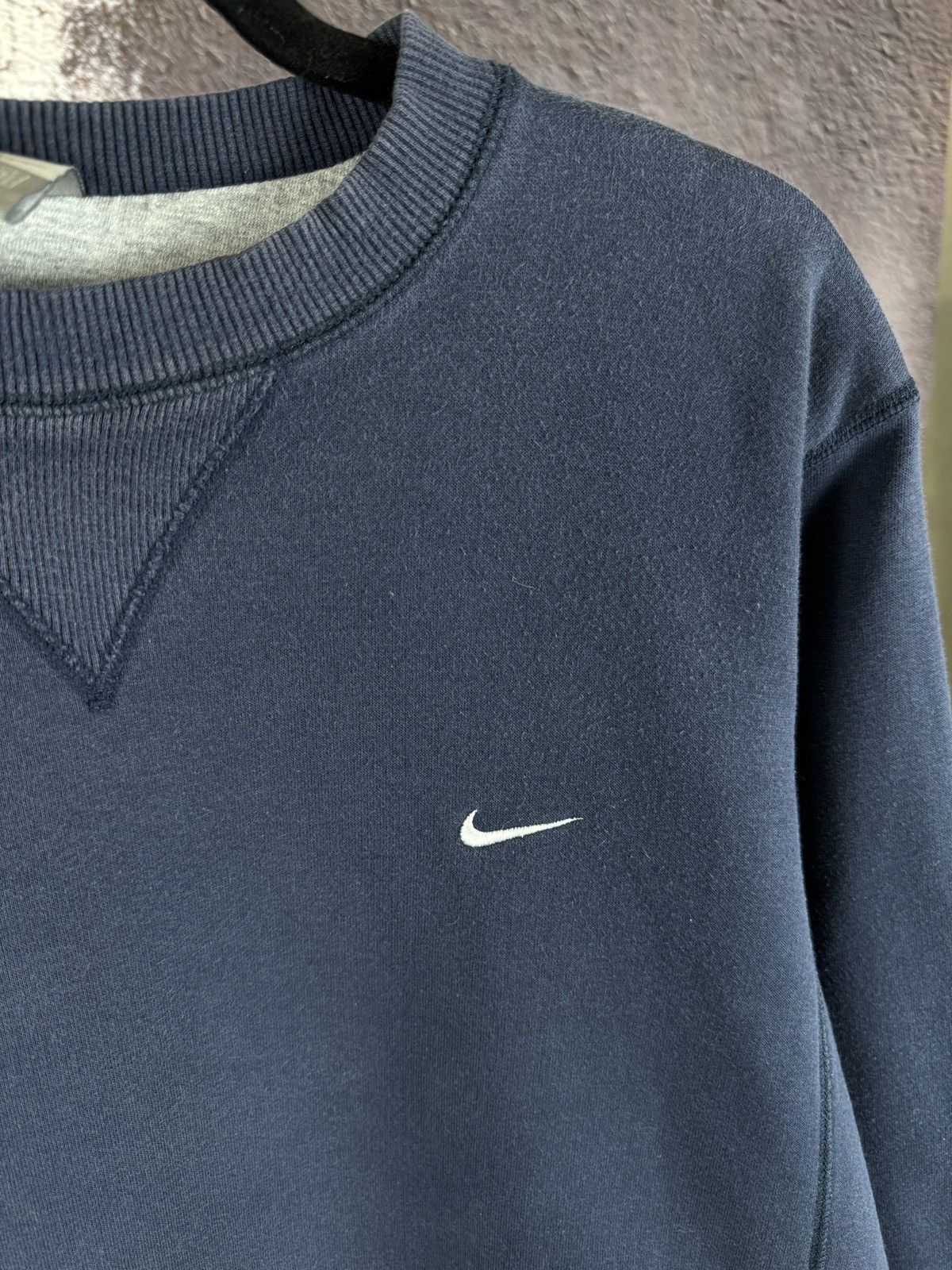Nike × Vintage Nike vintage y2k blue faded sweatshirt size M Size US M / EU 48-50 / 2 - 7 Thumbnail