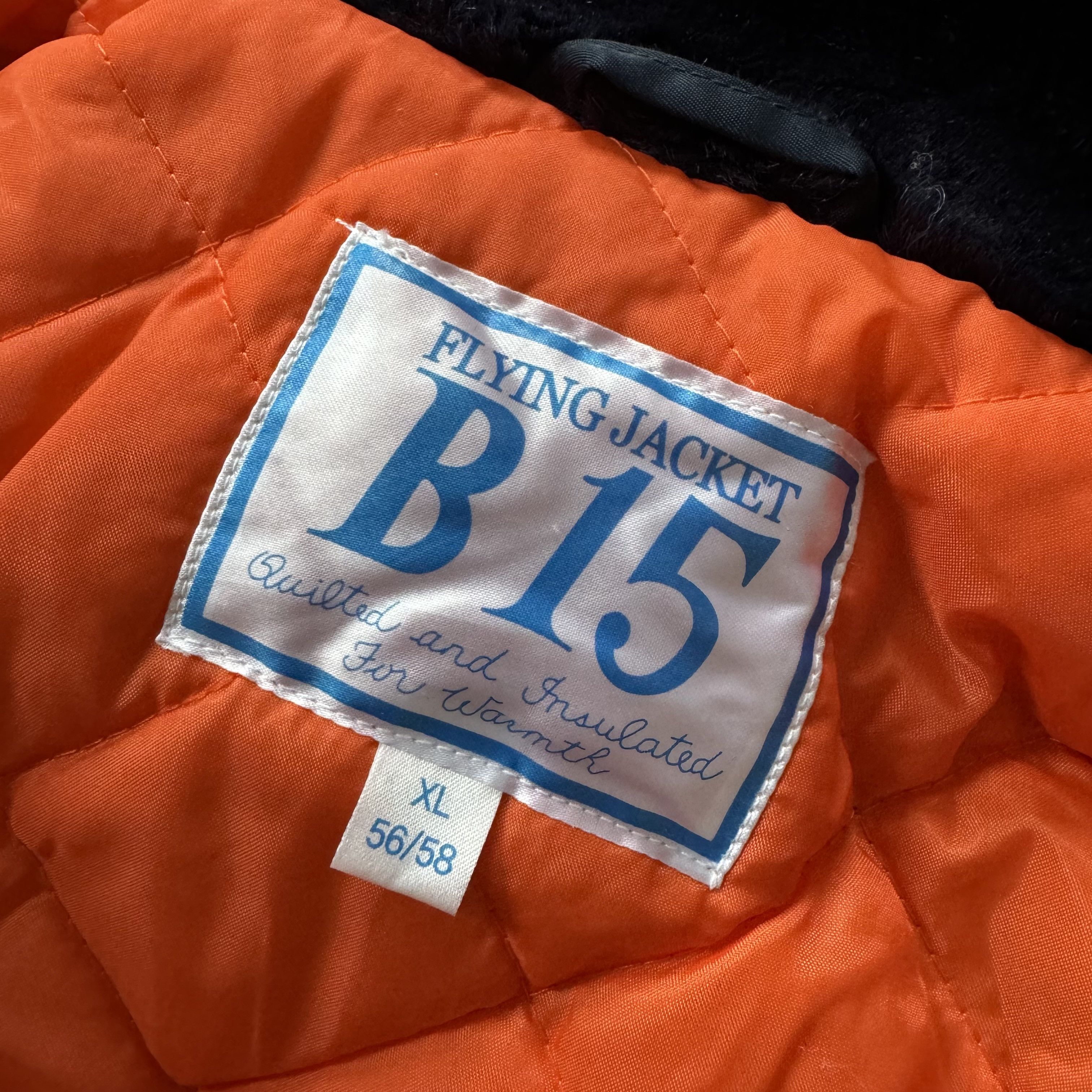 Vintage MA 1 FLYING BOMBER JACKET USA FUR FAUX OVERSIZED Size US XL / EU 56 / 4 - 6 Thumbnail