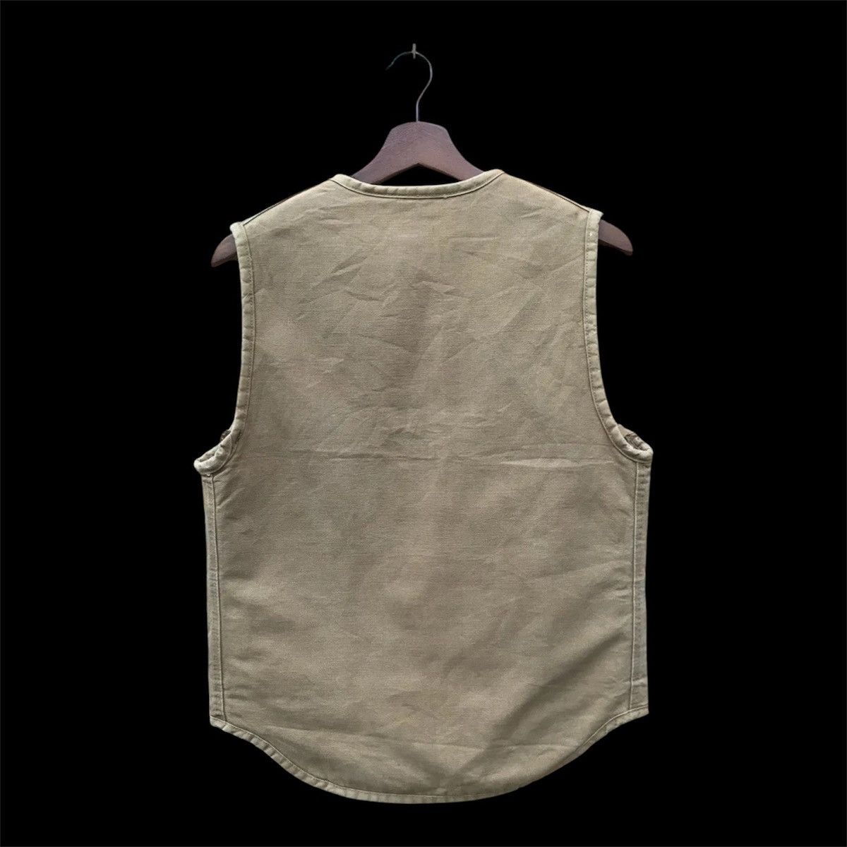 Carhartt Vintage 70s Carhartt 6SV Pile-Lined Duck Canvas Vest Size US M / EU 48-50 / 2 - 2 Thumbnail