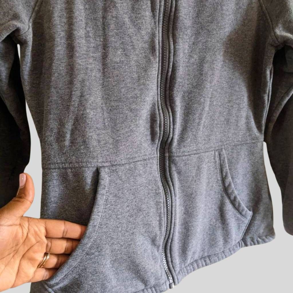 SKECHERS Skechers Women’s Small Gray Fleece Jacket Full Zip Lightweight Casual Outdoor Size S / US 4 / IT 40 - 8 Thumbnail