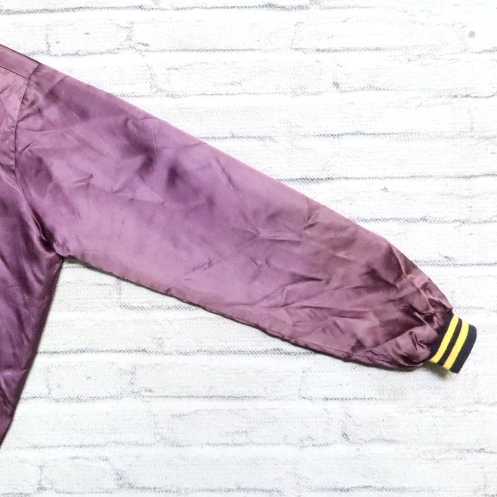 Vintage Vintage West Pac 88 Souvenir Bomber Jacket UV Purple Men One Size Nylon Size: One Size Jacket Size US M / EU 48-50 / 2 - 7 Thumbnail