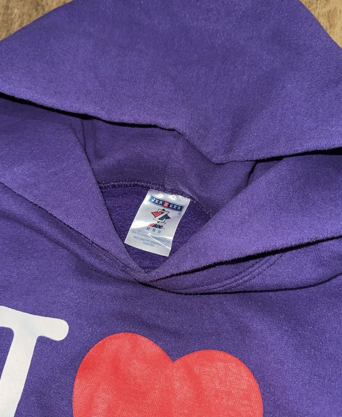 I Love NY VINTAGE I LOVE NY BOXY FIT PURPLE HOODIE Size US M / EU 48-50 / 2 - 3 Thumbnail