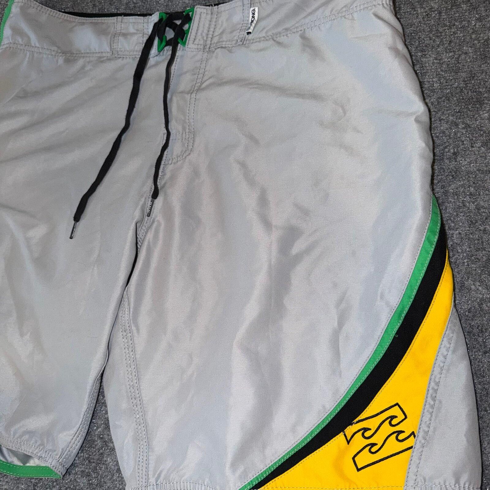 Billabong Billabong Grey Surf Board Shorts Mens 2XL Vtg y2k 90s Rare Size US 40 / EU 56 - 2 Thumbnail