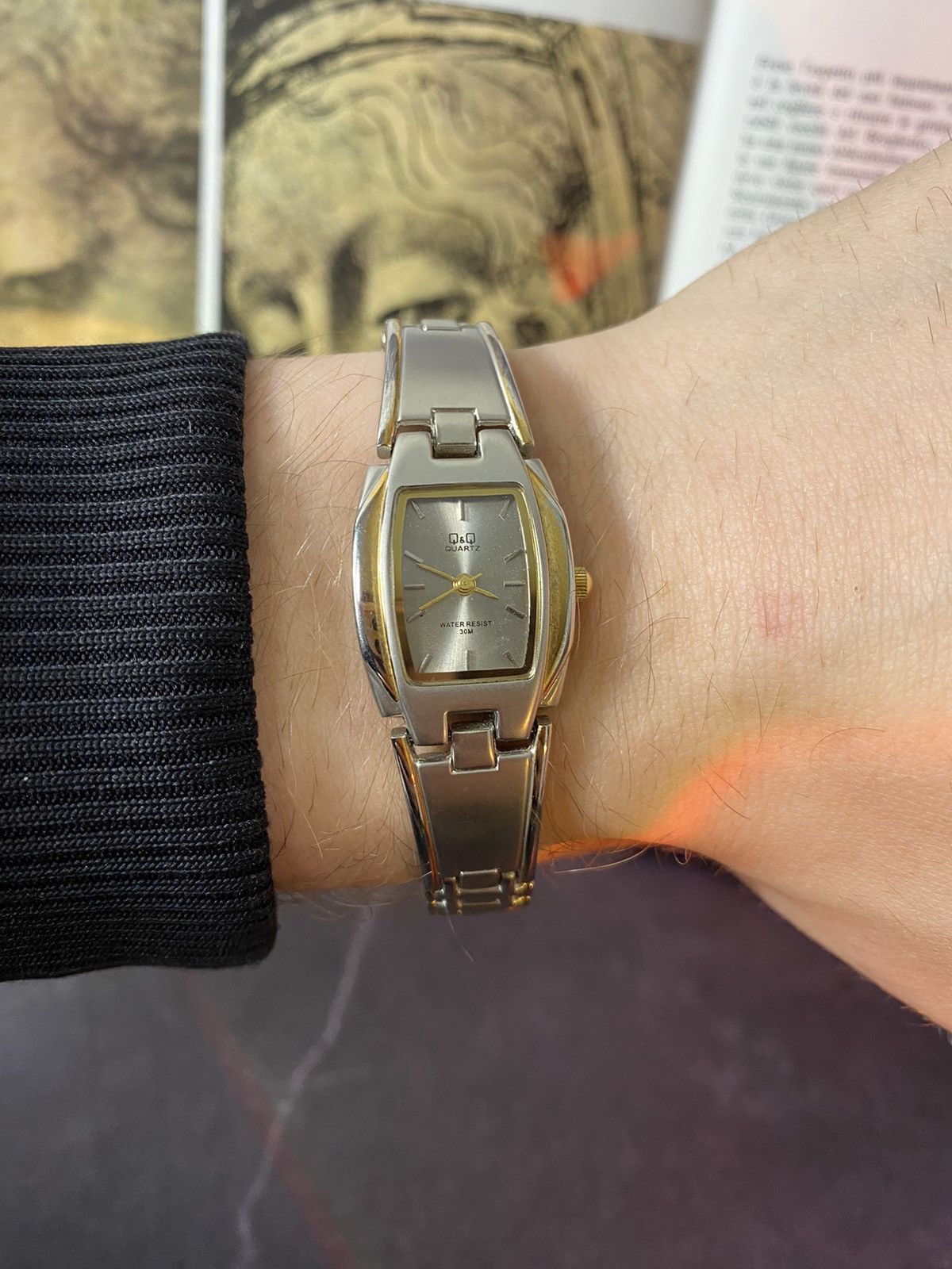 Japanese Brand × Jewelry × Vintage Q&Q Watch: Style and Precision 💎 Size ONE SIZE - 3 Thumbnail