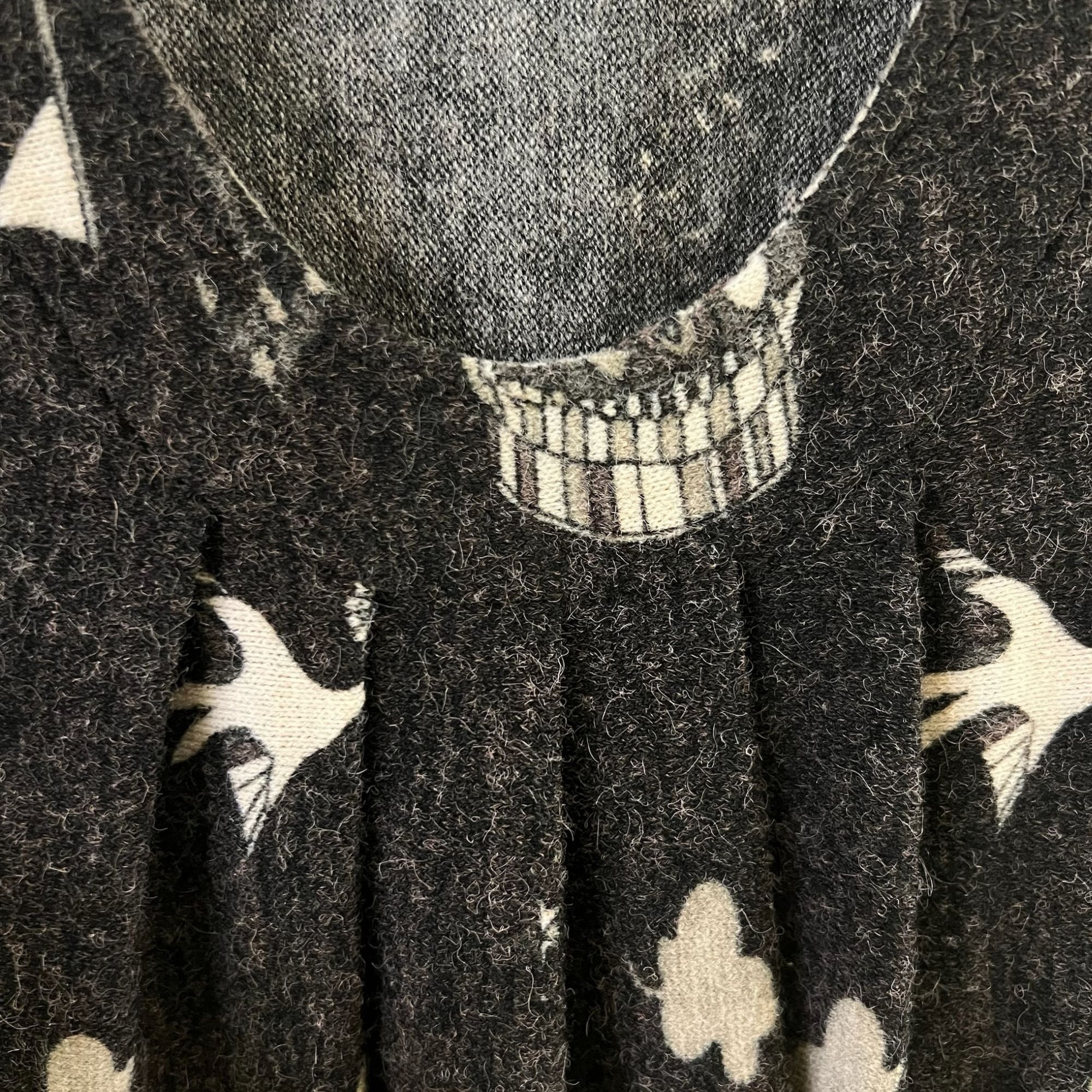 Other Cassis Collection Graphic Print Short Sleeve Black Dress Siz Size M / US 6-8 / IT 42-44 - 4 Thumbnail
