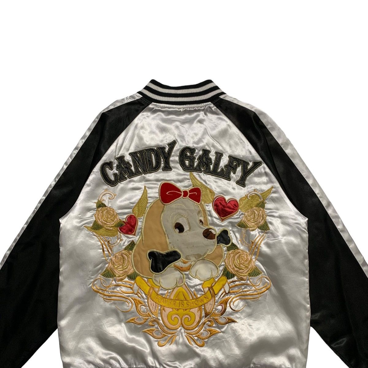 Japanese Brand Candy Galfy Dog Big Picture Sukajan Jacket Size M / US 6-8 / IT 42-44 - 4 Thumbnail