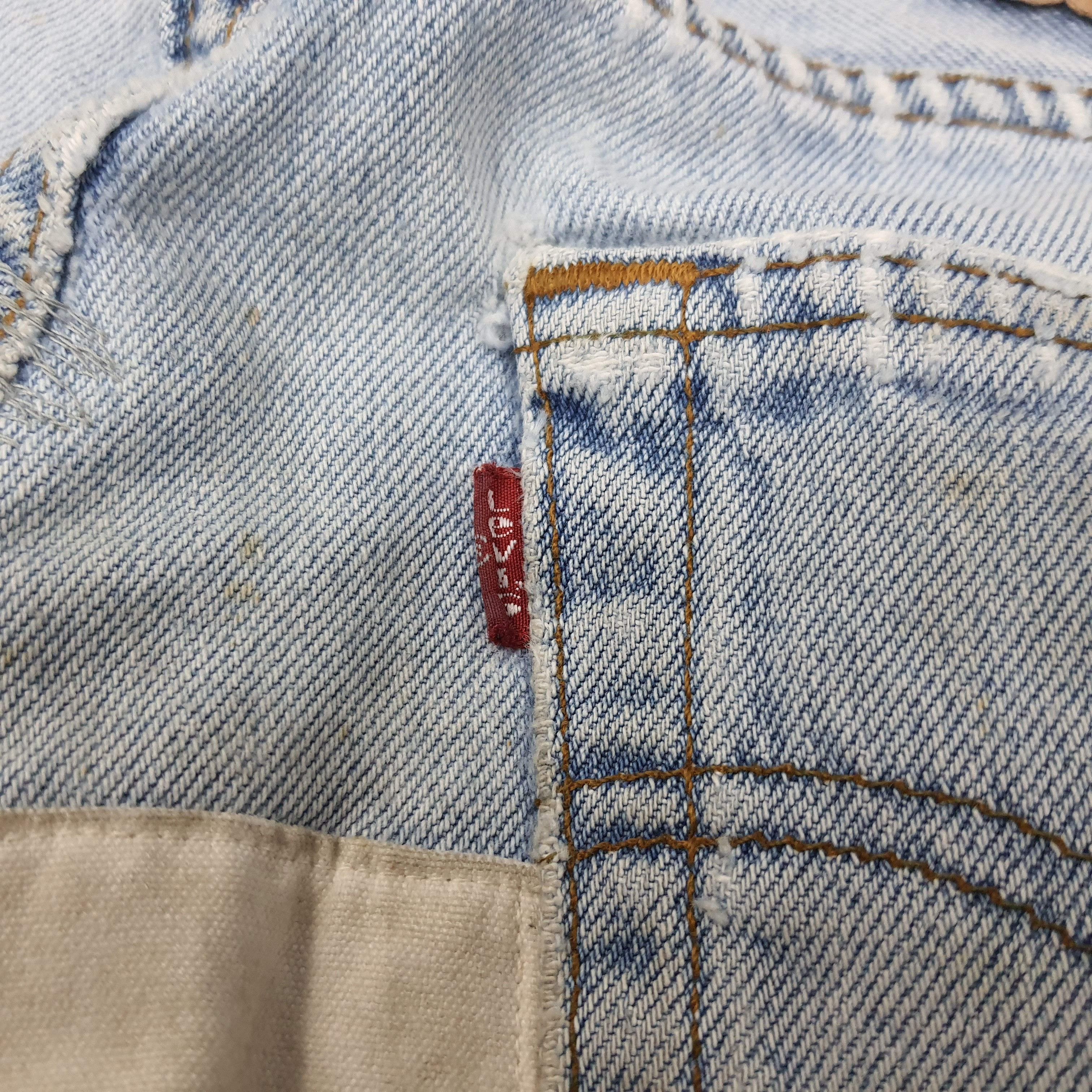 Levi's Vintage Levi's Distressed Doraemon Patchwork Jean C252N17 Size US 28 / EU 44 - 8 Thumbnail