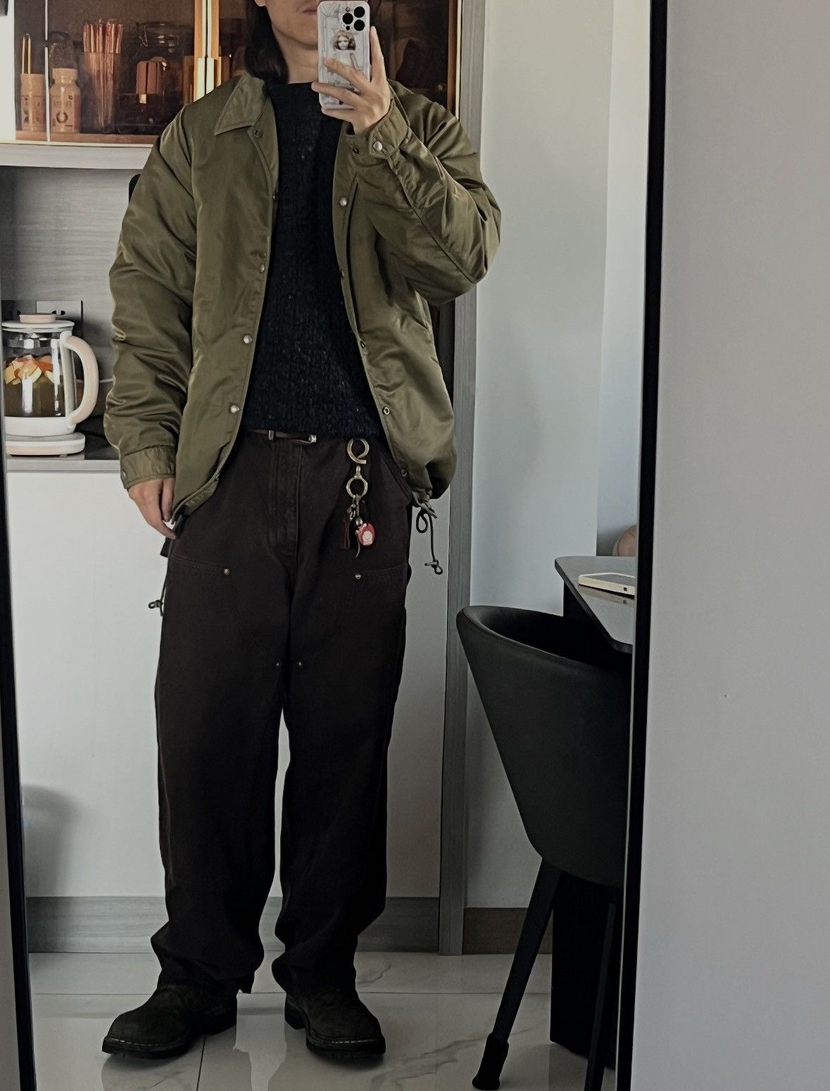 Visvim Visvim 18aw Coach Jkt Mud Overdye Size US M / EU 48-50 / 2 - 2 Thumbnail