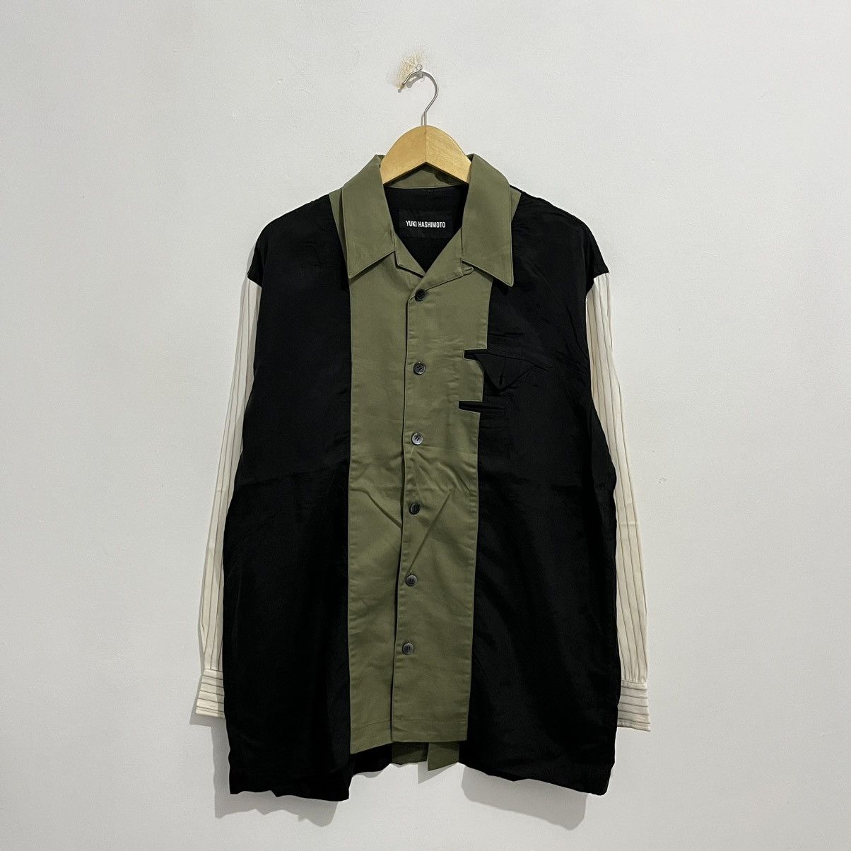 Japanese Brand Yuki Hashimoto Multi Panel Deconstructed Button-Up Shirt Size US L / EU 52-54 / 3 - 1 Thumbnail