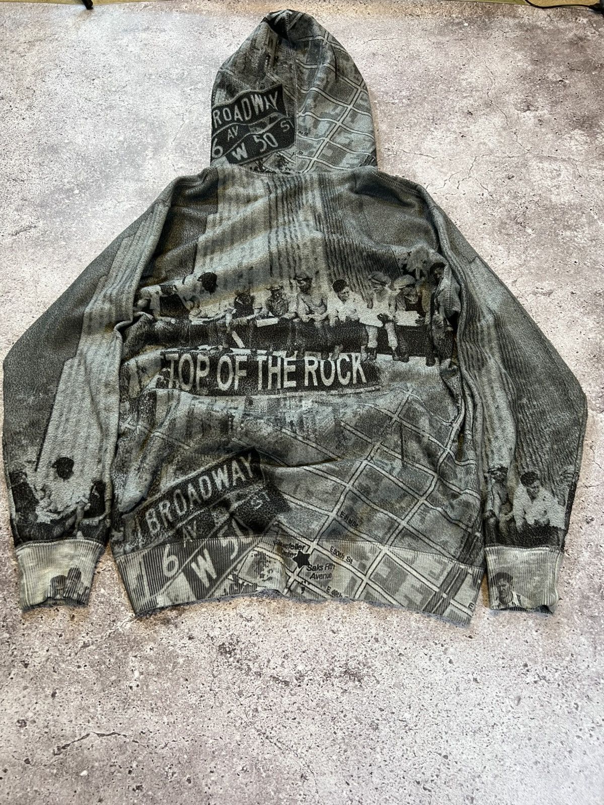Vintage 90s Vintage Top of the Rock Y2k Full logo Hoodie Size US M / EU 48-50 / 2 - 6 Thumbnail
