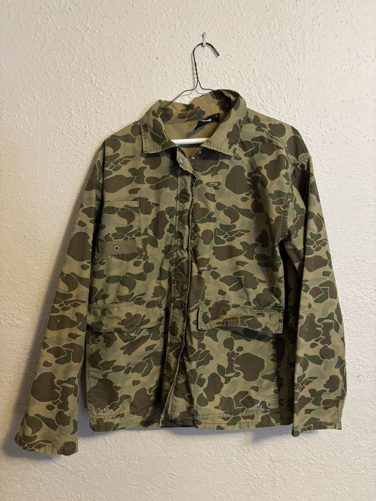 Vintage × Zara Camo Zara jacket Size US S / EU 44-46 / 1 - 1 Thumbnail