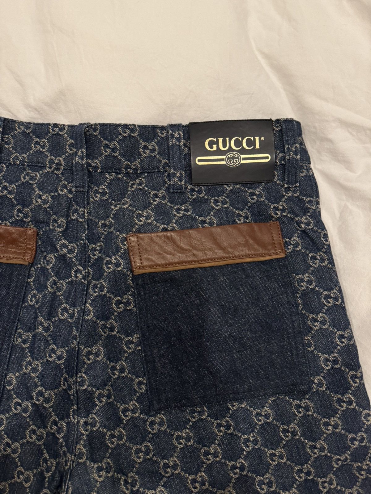 Gucci Gucci Eco Washed GG Denim Pants Size US 32 / EU 48 - 10 Thumbnail