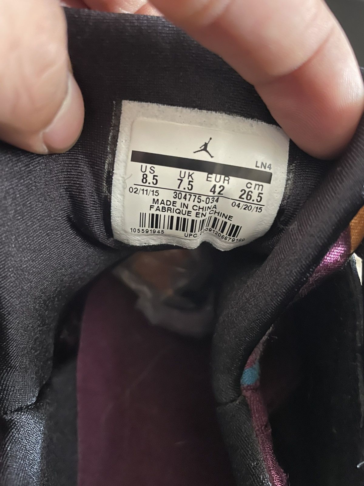 Jordan Brand Jordan 7 Bordeaux 2015 Size US 8.5 / EU 41-42 - 7 Thumbnail