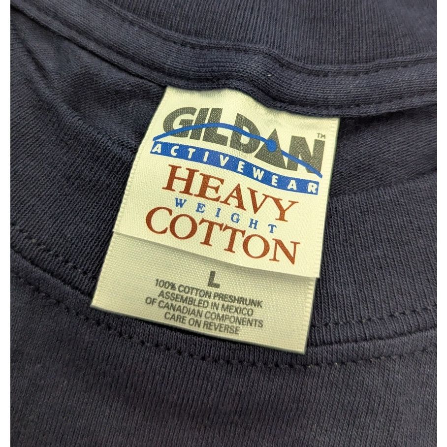 Gildan × Nutmeg × Vintage Vintage "Addicted" Corn Nuts Hardcore Crunch promo t-shirt Size US L / EU 52-54 / 3 - 2 Thumbnail