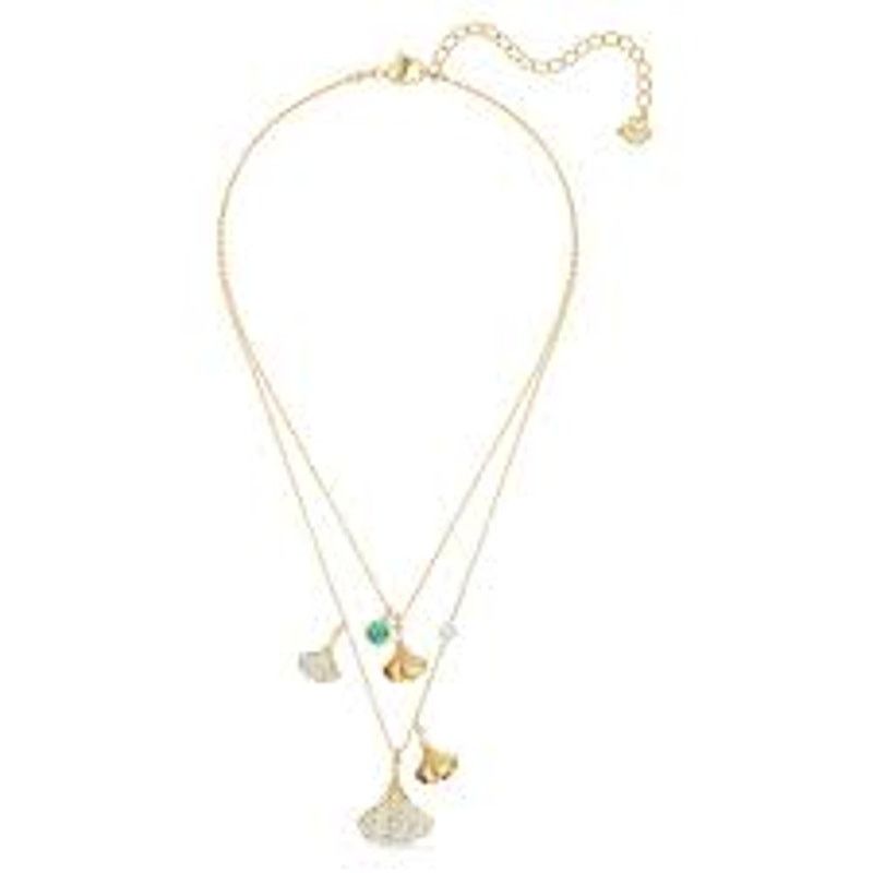 Swarovski Swarovski Stunning Ginko Layered Necklace Leaves Green new Size ONE SIZE - 4 Thumbnail
