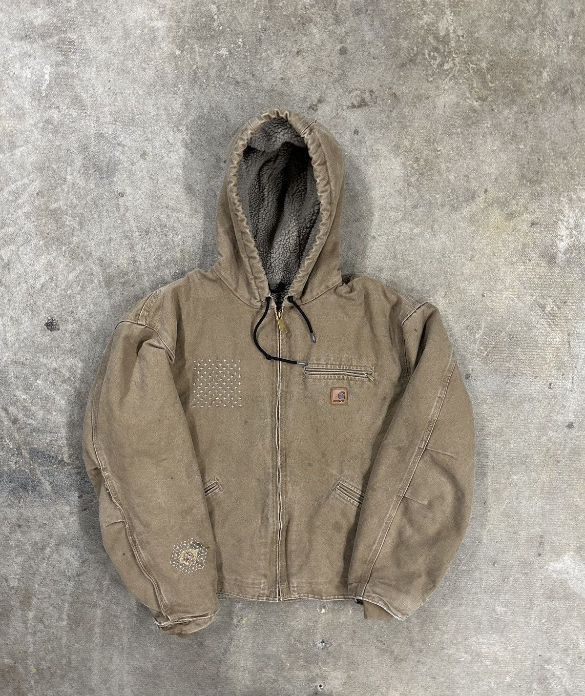 Crazy Y2K Carhartt J141 FRB Active Hooded Jacket