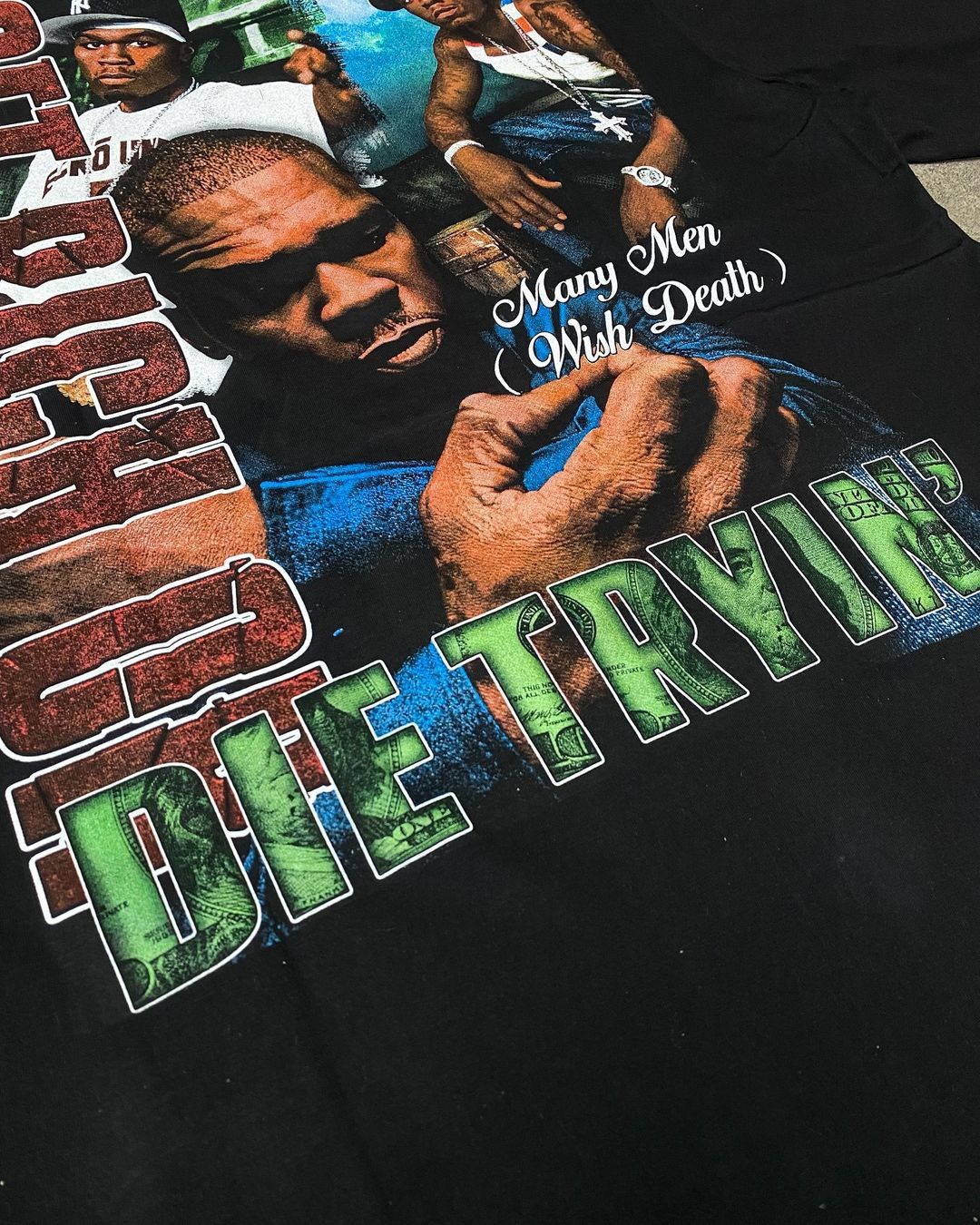 Rap Tees × Vintage 50 Cent Raptees Bootlegtee Size US XL / EU 56 / 4 - 5 Thumbnail