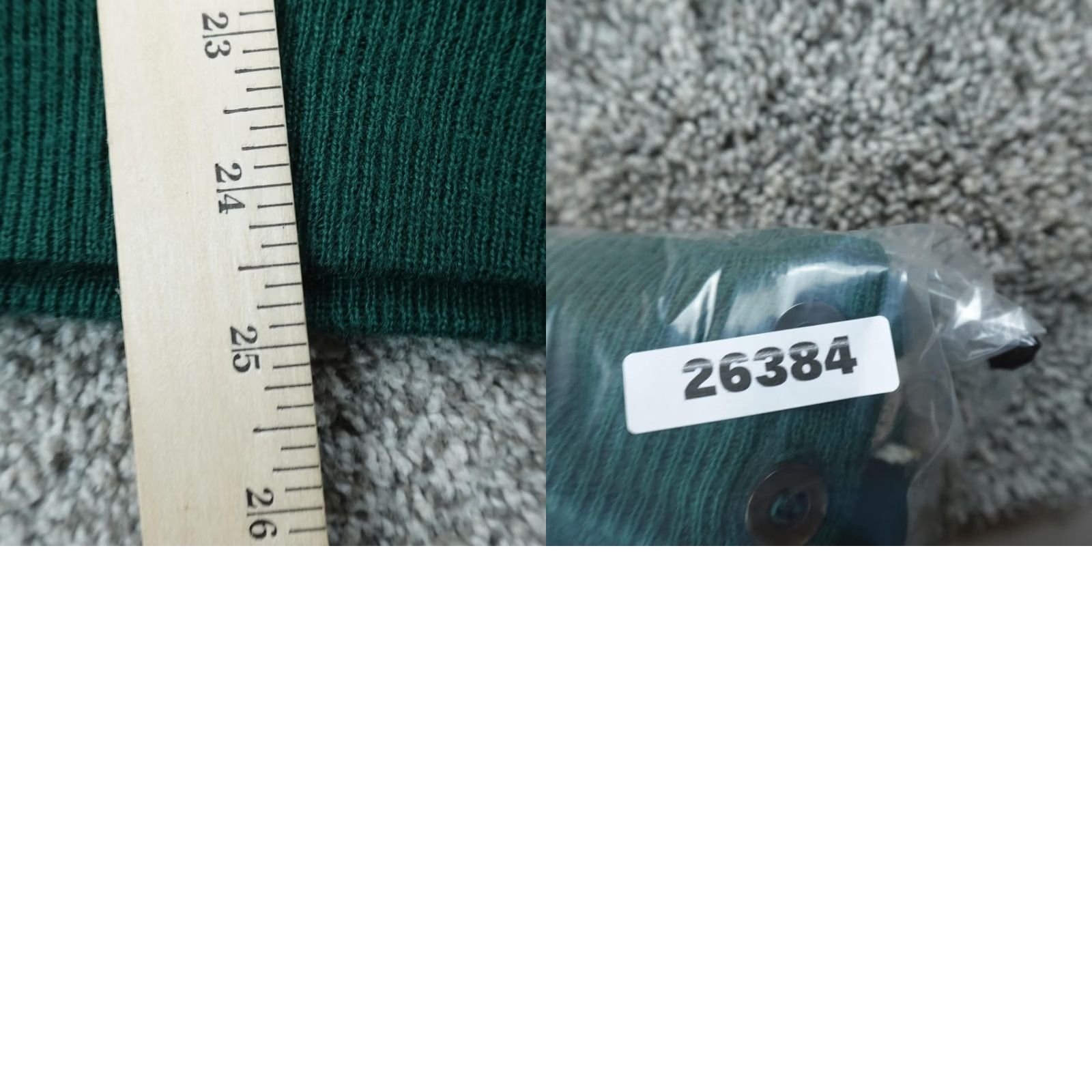Vintage VINTAGE Kings Road Cardigan Sweater Mens L Green Acrylic V-Neck Knit Pockets Tight-Knit Size US L / EU 52-54 / 3 - 8 Thumbnail