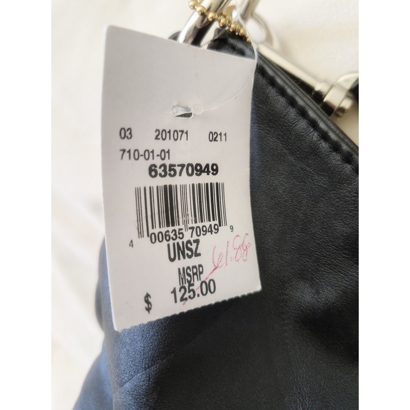 Black Rivet Black Rivet Leather Vintage Black Bag Size ONE SIZE - 3 Thumbnail