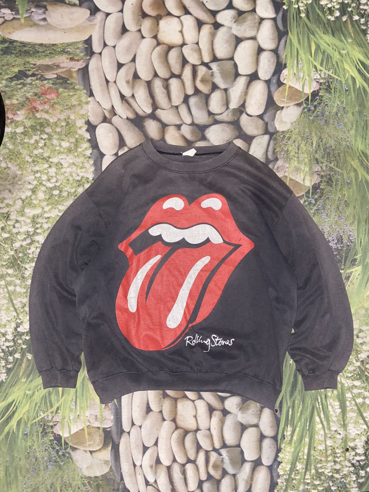 Band Tees × Vintage VINTAGE SWEATSHIRT THE ROLLING STONES Size US L / EU 52-54 / 3 - 1 Thumbnail